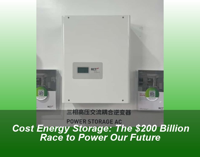 Cost Energy Storage: The $200 Billion Race to Power Our Future